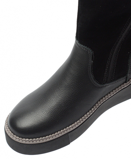 ЖЕНСКИЕ САПОГИ НАТУРАЛЬНАЯ КОЖА+ЗАМША / НАТУРАЛЬНЫЙ МЕХ GUGU ГЕРМАНИЯ