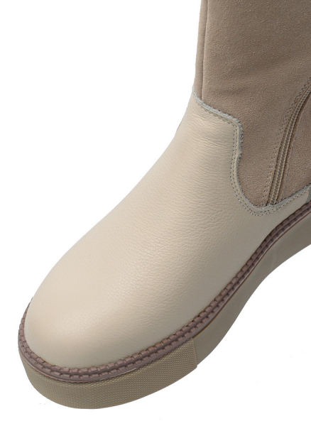 ЖЕНСКИЕ САПОГИ НАТУРАЛЬНАЯ КОЖА+ЗАМША / НАТУРАЛЬНЫЙ МЕХ GUGU ГЕРМАНИЯ