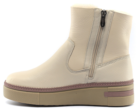 ЖЕНСКИЕ БОТИНКИ НАТУРАЛЬНАЯ КОЖА+ДУБЛЕНКА / НАТУРАЛЬНЫЙ МЕХ GUGU ГЕРМАНИЯ