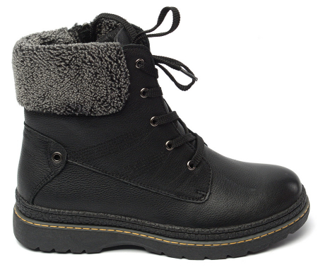 ЖЕНСКИЕ БОТИНКИ НАТУРАЛЬНАЯ КОЖА / НАТУРАЛЬНЫЙ МЕХ GUGU ГЕРМАНИЯ