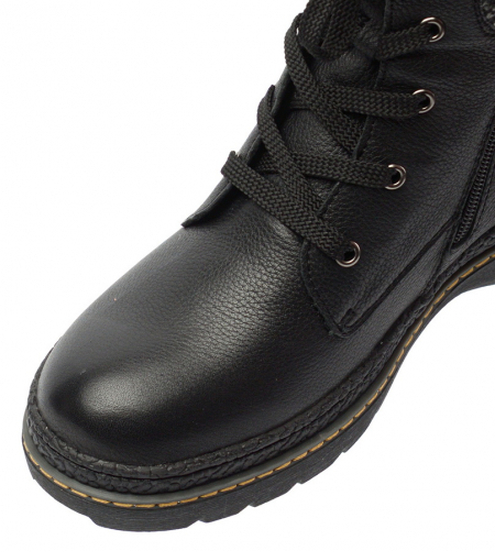 ЖЕНСКИЕ БОТИНКИ НАТУРАЛЬНАЯ КОЖА / НАТУРАЛЬНЫЙ МЕХ GUGU ГЕРМАНИЯ