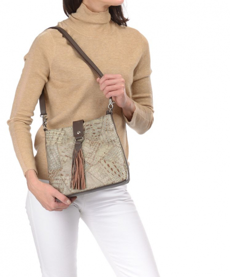 ЖЕНСКАЯ СУМКА НАТУРАЛЬНАЯ КОЖА  KIKILOK КОРЕЯ