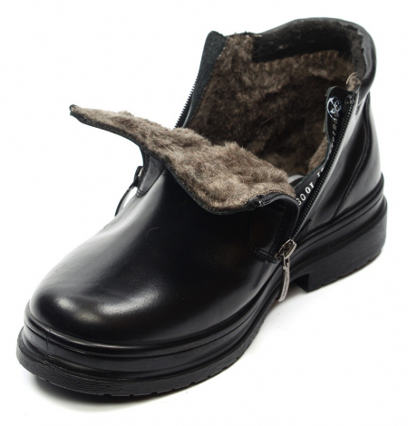 МУЖСКИЕ БОТИНКИ НАТУРАЛЬНАЯ КОЖА / ШЕРСТЬ МАРКО БЕЛАРУСЬ