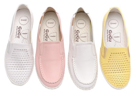 ЖЕНСКИЕ МОКАСИНЫ НАТУРАЛЬНАЯ КОЖА GUGU ГЕРМАНИЯ