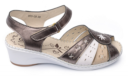 ЖЕНСКИЕ БОСОНОЖКИ НАТУРАЛЬНАЯ КОЖА GUGU ГЕРМАНИЯ