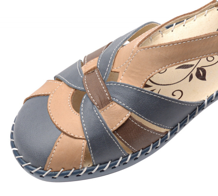 ЖЕНСКИЕ БОСОНОЖКИ НАТУРАЛЬНАЯ КОЖА GUGU ГЕРМАНИЯ