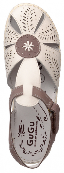 ЖЕНСКИЕ БОСОНОЖКИ НАТУРАЛЬНАЯ КОЖА GUGU ГЕРМАНИЯ