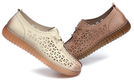 ЖЕНСКИЕ ТУФЛИ НАТУРАЛЬНАЯ КОЖА BINIFOOT/BNF ТАЙВАНЬ