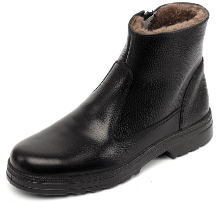 МУЖСКИЕ БОТИНКИ НАТУРАЛЬНАЯ КОЖА/НАТУРАЛЬНЫЙ МЕХ ОТИКО БЕЛАРУСЬ