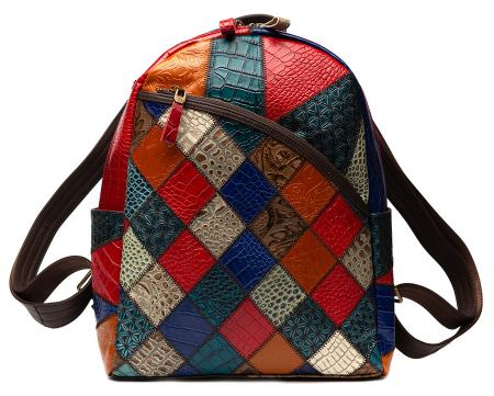 ЖЕНСКИЙ РЮКЗАК НАТУРАЛЬНАЯ КОЖА KIKILOK КОРЕЯ