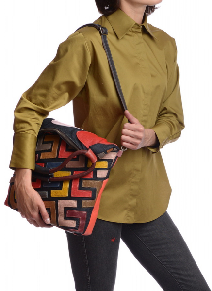 ЖЕНСКАЯ СУМКА НАТУРАЛЬНАЯ КОЖА  KIKILOK КОРЕЯ