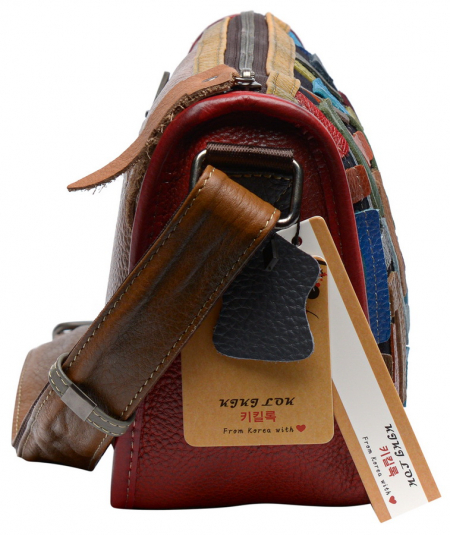 ЖЕНСКАЯ СУМКА НАТУРАЛЬНАЯ КОЖА  KIKILOK КОРЕЯ