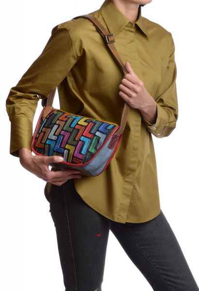 ЖЕНСКАЯ СУМКА НАТУРАЛЬНАЯ КОЖА  KIKILOK КОРЕЯ