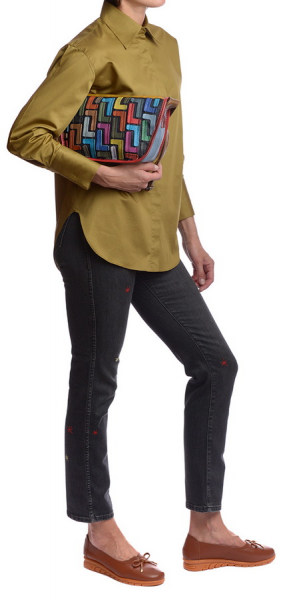 ЖЕНСКАЯ СУМКА НАТУРАЛЬНАЯ КОЖА  KIKILOK КОРЕЯ