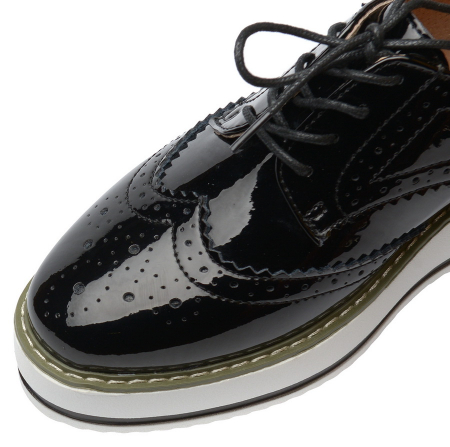 ЖЕНСКИЕ ТУФЛИ НАТУРАЛЬНАЯ КОЖА (ЛАК) BINIFOOT/BNF ТАЙВАНЬ