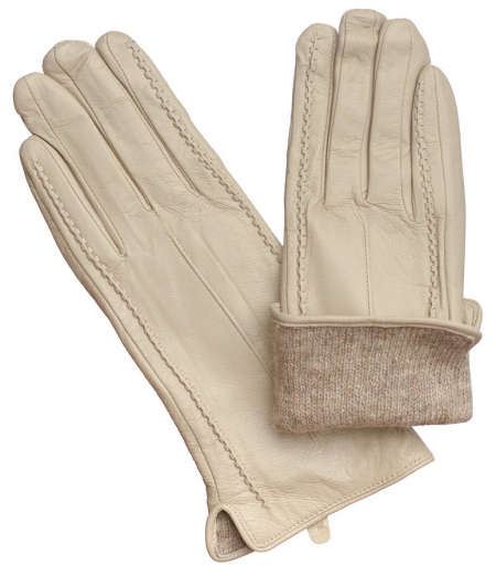 ЖЕНСКИЕ ПЕРЧАТКИ ОВЕЧЬЯ КОЖА / ШЕРСТЬ