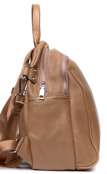 ЖЕНСКАЯ СУМКА-РЮКЗАК НАТУРАЛЬНАЯ КОЖА KIKILOK КОРЕЯ