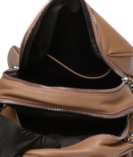 ЖЕНСКАЯ СУМКА-РЮКЗАК НАТУРАЛЬНАЯ КОЖА KIKILOK КОРЕЯ