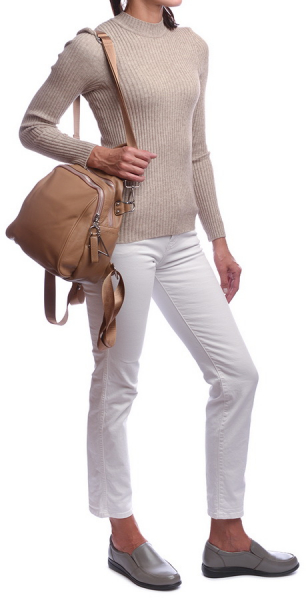 ЖЕНСКАЯ СУМКА-РЮКЗАК НАТУРАЛЬНАЯ КОЖА KIKILOK КОРЕЯ