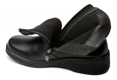 ЖЕНСКИЕ ПОЛУСАПОЖКИ НАТУРАЛЬНАЯ КОЖА / БАЙКА РОСВЕСТ РОССИЯ