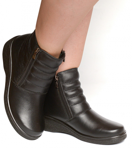 ЖЕНСКИЕ ПОЛУСАПОЖКИ НАТУРАЛЬНАЯ КОЖА / БАЙКА РОСВЕСТ РОССИЯ