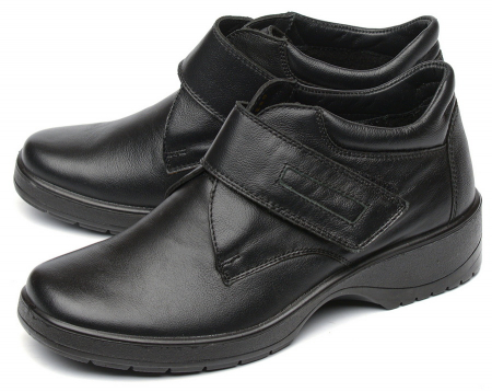 ЖЕНСКИЕ БОТИНКИ НАТУРАЛЬНАЯ КОЖА / БАЙКА РОСВЕСТ РОССИЯ