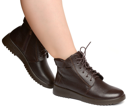 ЖЕНСКИЕ БОТИНКИ НАТУРАЛЬНАЯ КОЖА / БАЙКА МАРКО БЕЛАРУСЬ