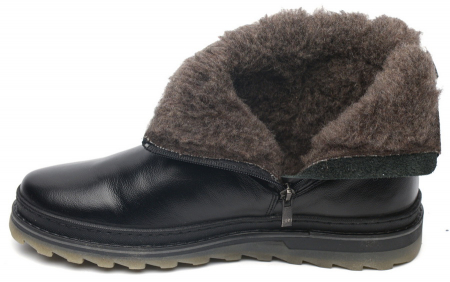 МУЖСКИЕ ПОЛУСАПОГИ НАТУРАЛЬНАЯ КОЖА / ШЕРСТЬ CORVETTO