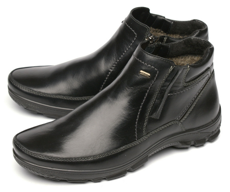 МУЖСКИЕ БОТИНКИ НАТУРАЛЬНАЯ КОЖА /ШЕРСТЬ МАРКО БЕЛАРУСЬ