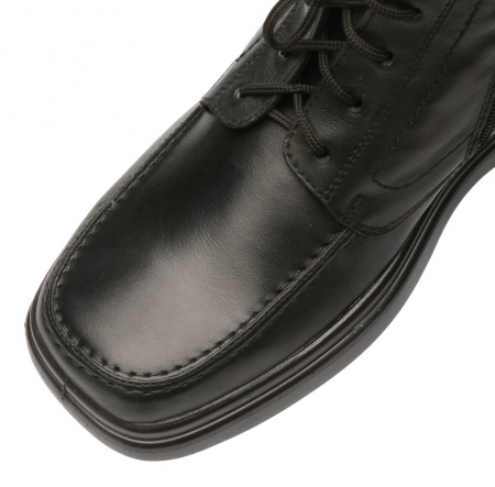 МУЖСКИЕ БОТИНКИ НАТУРАЛЬНАЯ КОЖА/ НАТУРАЛЬНЫЙ МЕХ РОСВЕСТ РОССИЯ