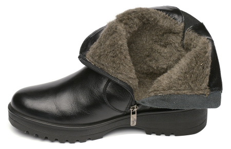 ЖЕНСКИЕ БОТИНКИ НАТУРАЛЬНАЯ КОЖА / ШЕРСТЬ МАРКО БЕЛАРУСЬ