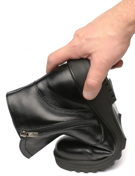 ЖЕНСКИЕ БОТИНКИ НАТУРАЛЬНАЯ КОЖА / ШЕРСТЬ МАРКО БЕЛАРУСЬ