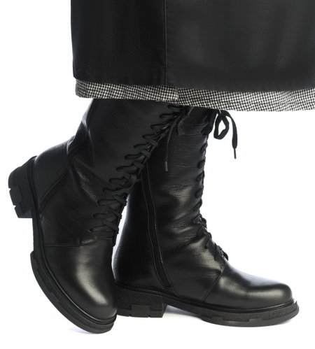 ЖЕНСКИЕ САПОГИ НАТУРАЛЬНАЯ КОЖА НАТУРАЛЬНЫЙ МЕХ GUGU ГЕРМАНИЯ