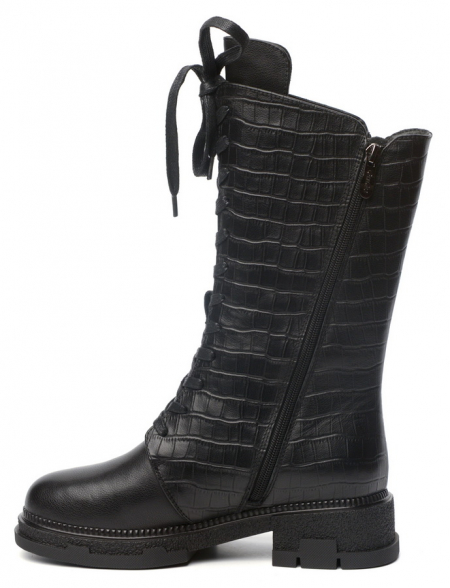 ЖЕНСКИЕ САПОГИ НАТУРАЛЬНАЯ КОЖА НАТУРАЛЬНЫЙ МЕХ GUGU ГЕРМАНИЯ