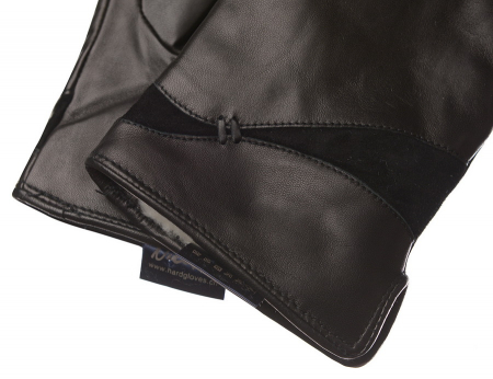 ЖЕНСКИЕ ПЕРЧАТКИ КОЖА ЯГНЕНКА / НАТУРАЛЬНЫЙ МЕХ (ЦИГЕЙКА) GLOVES