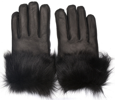 ЖЕНСКИЕ ПЕРЧАТКИ ДУБЛЁНКА / МУТОН M=7,5,L=8, XL=8,5, 2xl=9