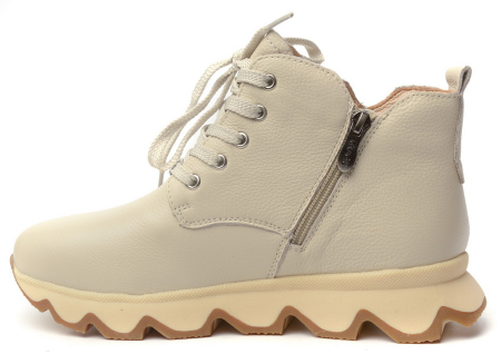 ЖЕНСКИЕ БОТИНКИ НАТУРАЛЬНАЯ КОЖА НАТУРАЛЬНЫЙ МЕХ GUGU ГЕРМАНИЯ