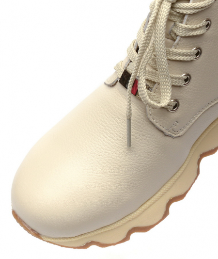 ЖЕНСКИЕ БОТИНКИ НАТУРАЛЬНАЯ КОЖА НАТУРАЛЬНЫЙ МЕХ GUGU ГЕРМАНИЯ