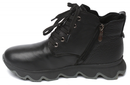 ЖЕНСКИЕ БОТИНКИ НАТУРАЛЬНАЯ КОЖА НАТУРАЛЬНЫЙ МЕХ GUGU ГЕРМАНИЯ