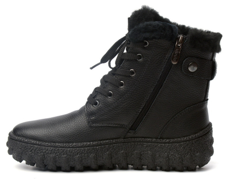 ЖЕНСКИЕ БОТИНКИ НАТУРАЛЬНАЯ КОЖА НАТУРАЛЬНЫЙ МЕХ GUGU ГЕРМАНИЯ