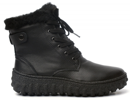 ЖЕНСКИЕ БОТИНКИ НАТУРАЛЬНАЯ КОЖА НАТУРАЛЬНЫЙ МЕХ GUGU ГЕРМАНИЯ