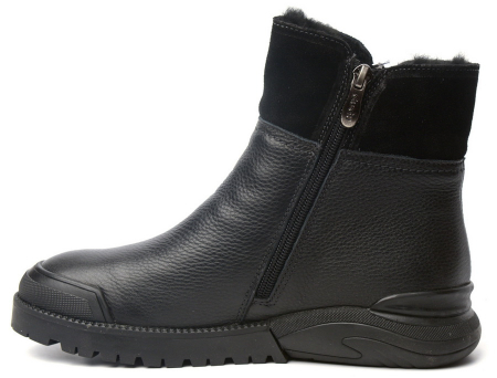 ЖЕНСКИЕ БОТИНКИ НАТУРАЛЬНАЯ КОЖА НАТУРАЛЬНЫЙ МЕХ GUGU ГЕРМАНИЯ