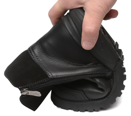 ЖЕНСКИЕ БОТИНКИ НАТУРАЛЬНАЯ КОЖА НАТУРАЛЬНЫЙ МЕХ GUGU ГЕРМАНИЯ