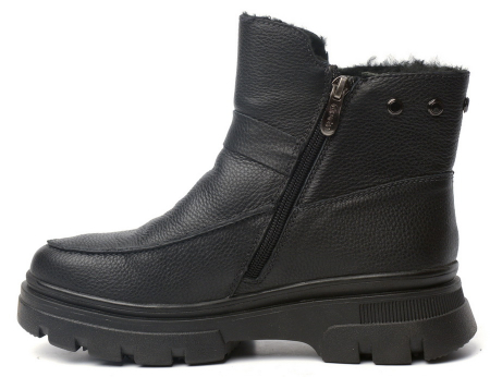 ЖЕНСКИЕ БОТИНКИ НАТУРАЛЬНАЯ КОЖА НАТУРАЛЬНЫЙ МЕХ GUGU ГЕРМАНИЯ