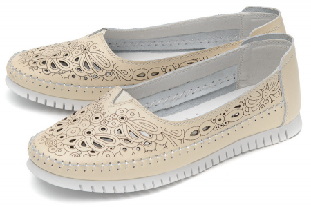 ЖЕНСКИЕ МОКАСИНЫ НАТУРАЛЬНАЯ КОЖА LAPEPITA ИСПАНИЯ