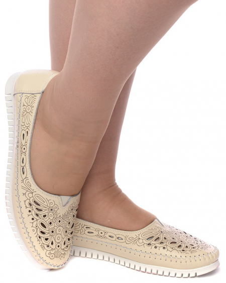 ЖЕНСКИЕ МОКАСИНЫ НАТУРАЛЬНАЯ КОЖА LAPEPITA ИСПАНИЯ