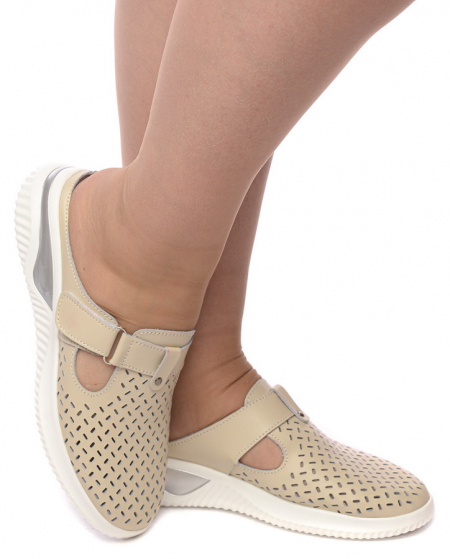 ЖЕНСКИЕ САБО НАТУРАЛЬНАЯ КОЖА LAPEPITA ИСПАНИЯ