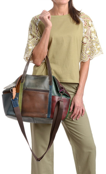 ЖЕНСКАЯ СУМКА НАТУРАЛЬНАЯ КОЖА KIKILOK КОРЕЯ