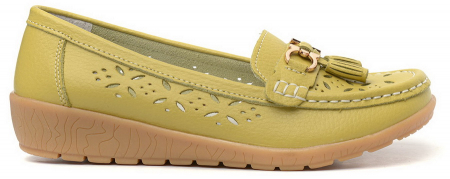 ЖЕНСКИЕ МОКАСИНЫ НАТУРАЛЬНАЯ КОЖА BINIFOOT/BNF ТАЙВАНЬ