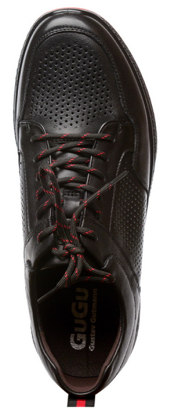 МУЖСКИЕ ПОЛУСПОРТИВНЫЕ ПОЛУБОТИНКИ НАТУРАЛЬНАЯ КОЖА GUGU ГЕРМАНИЯ